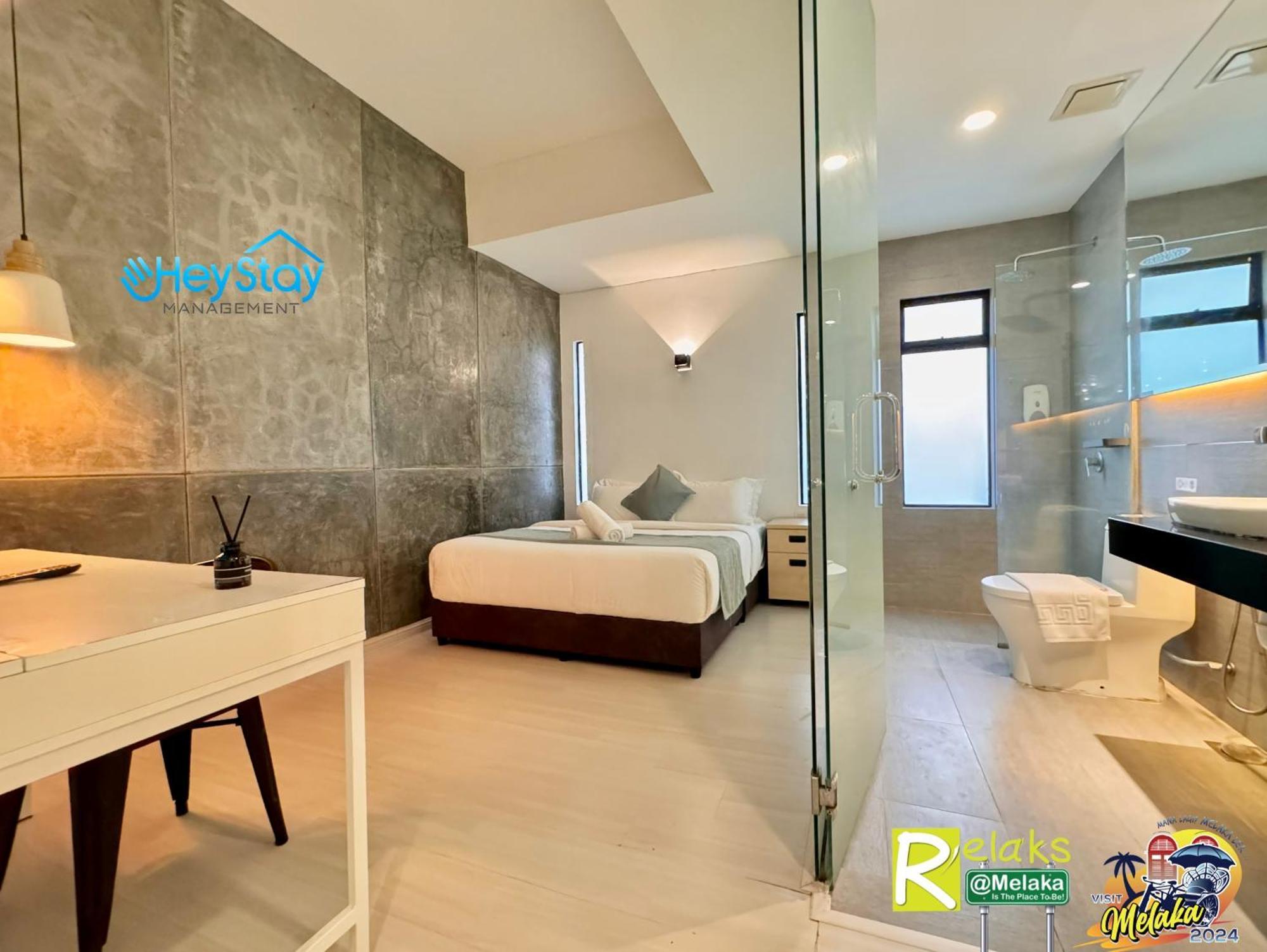 Modern Cave Guest House Walking Distance 5Mins To Jonker Malacca Eksteriør bilde