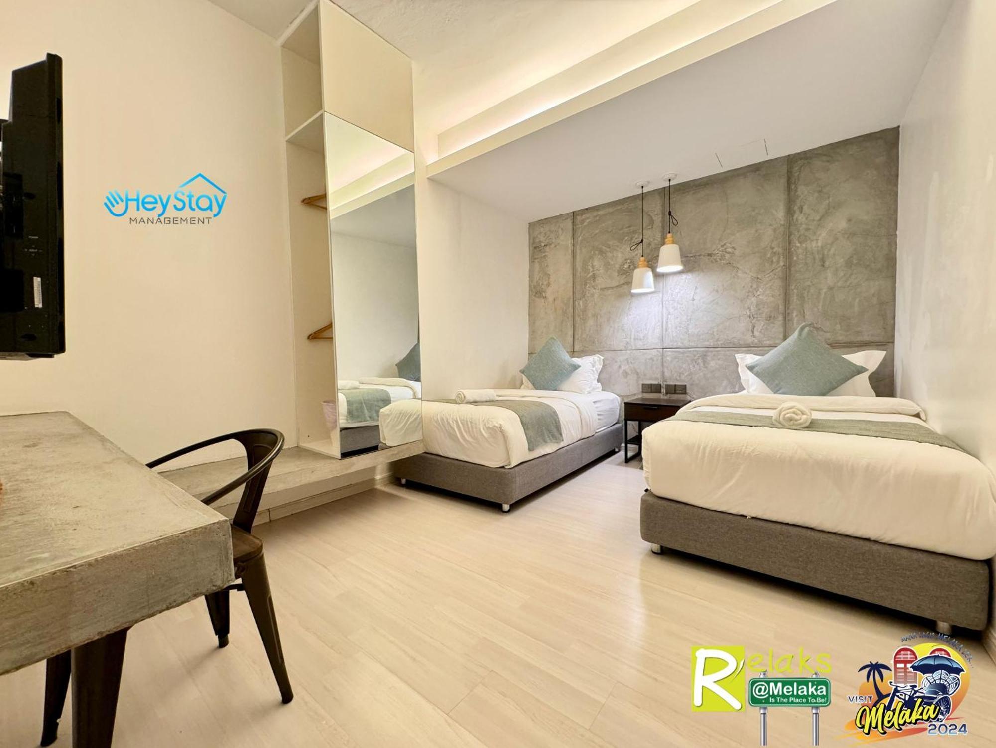 Modern Cave Guest House Walking Distance 5Mins To Jonker Malacca Eksteriør bilde